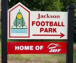 Jackson Football Park Sign